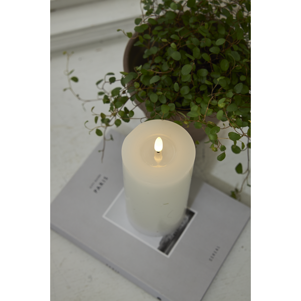 LED Blockljus Flamme Flow 17,5cm