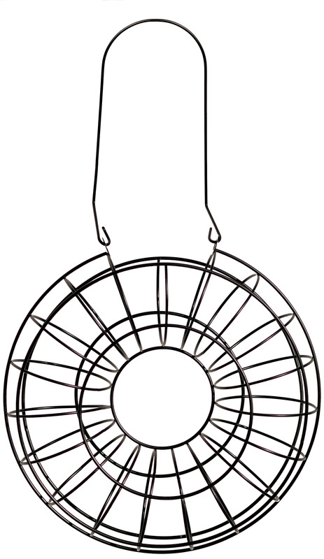 Fågelmatare talgboll Circle svart Ø24cm