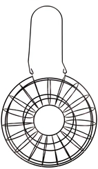 Fågelmatare talgboll Circle svart Ø24cm