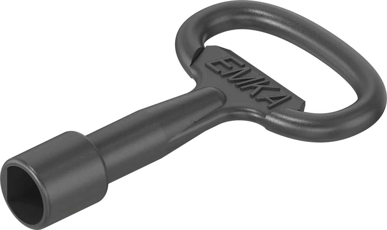 Emka nyckel halv rund Ø13