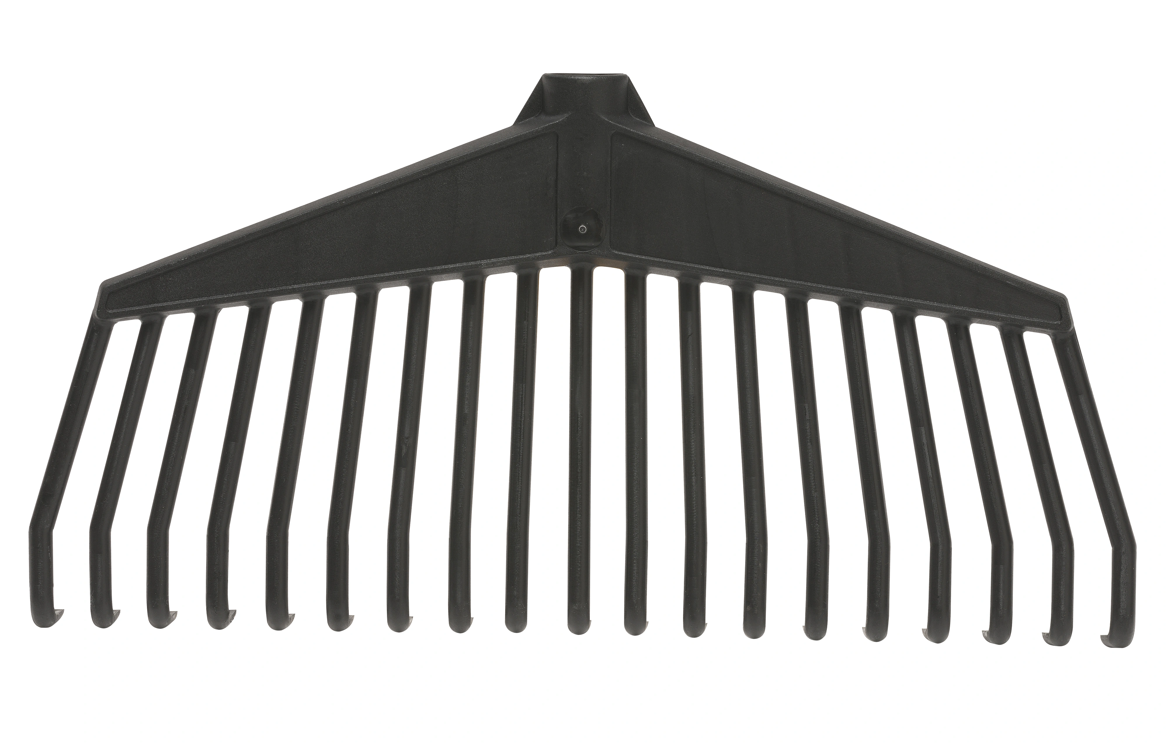 Lövräfsa plast utan skaft, svart