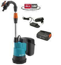 Gardena Pump regnvattentunna 18V (2,5Ah batteri+std laddare)