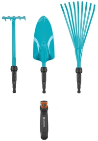 Gardena set Combisystem med kratta spade och räfsa