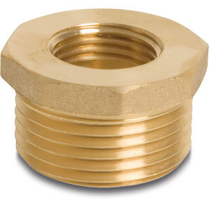 Nippelmuff MÄ 3/4x1/2 utv gänga x inv gänga