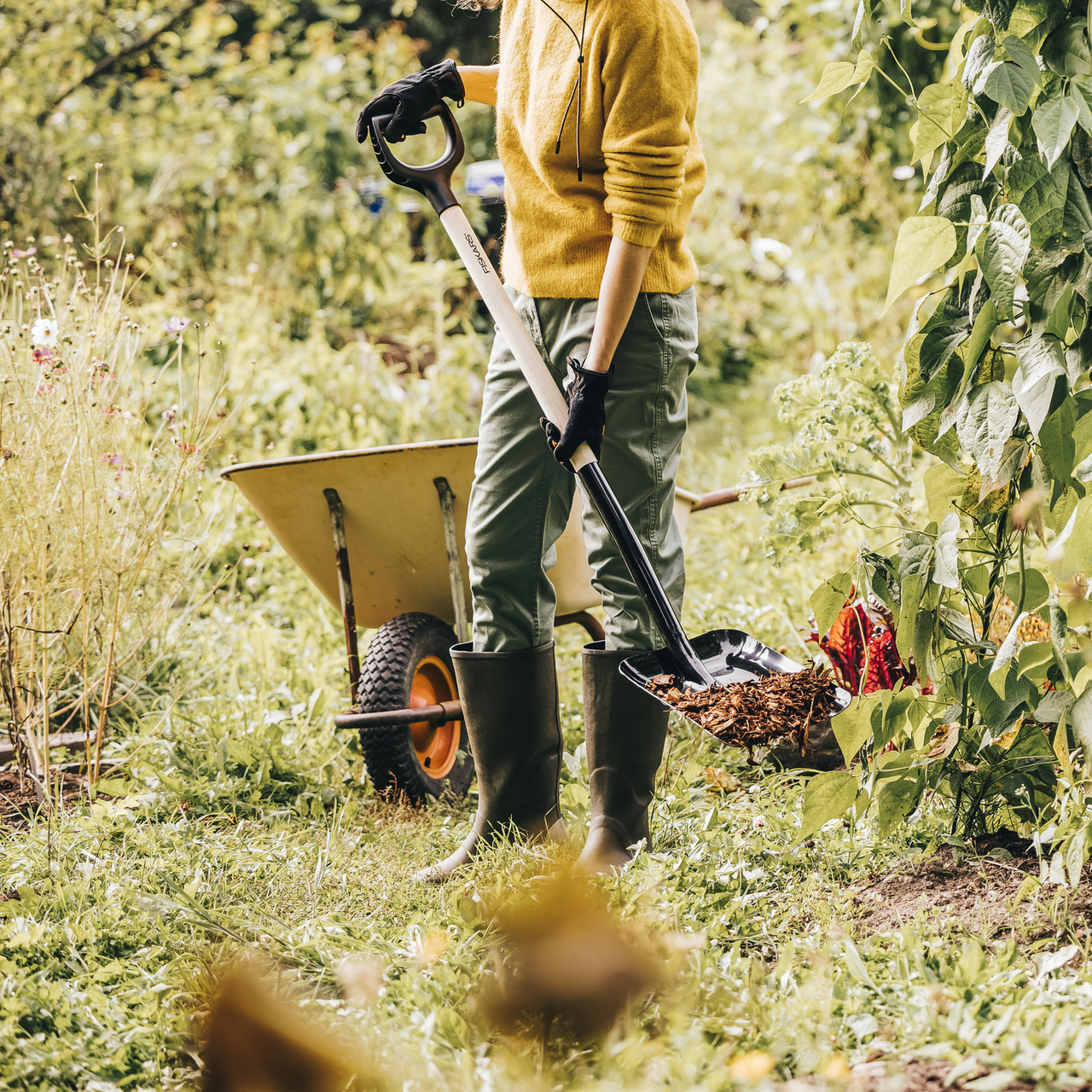 Fiskars Prima™ Skyffel trä FSC