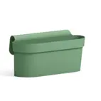 Cassetta Cleo Ringhiera Balkonglåda Grå-Grön 50x23x23 inkl hållare