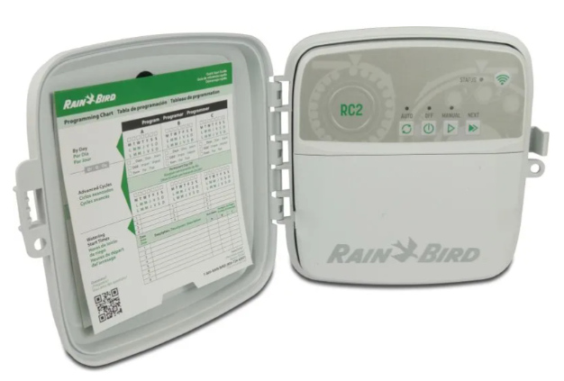 Rain Bird Bevattningsautomat 24VAC type RC2 Wi-Fi-kompatibel 8 station