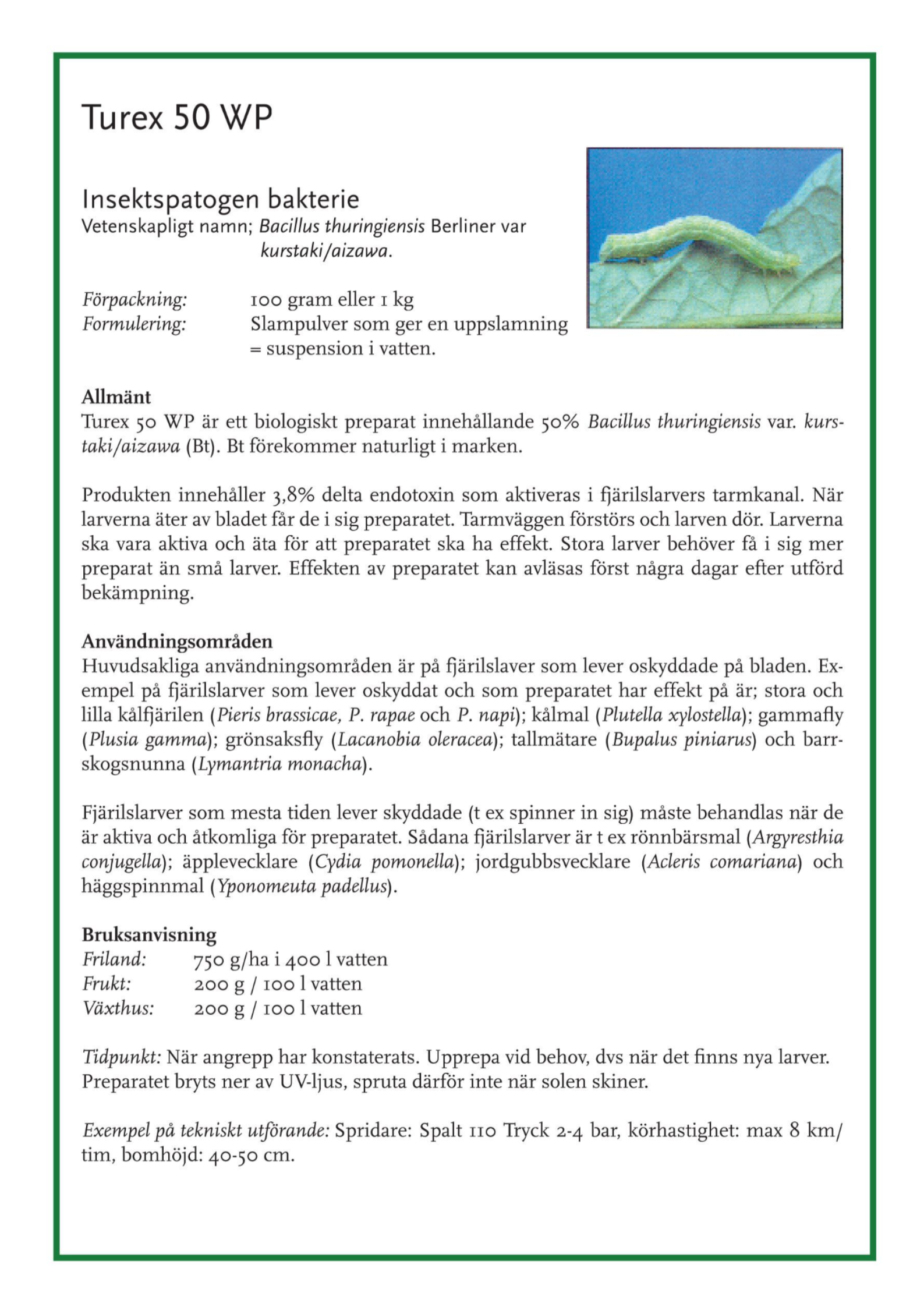 Turex 50WP 50g