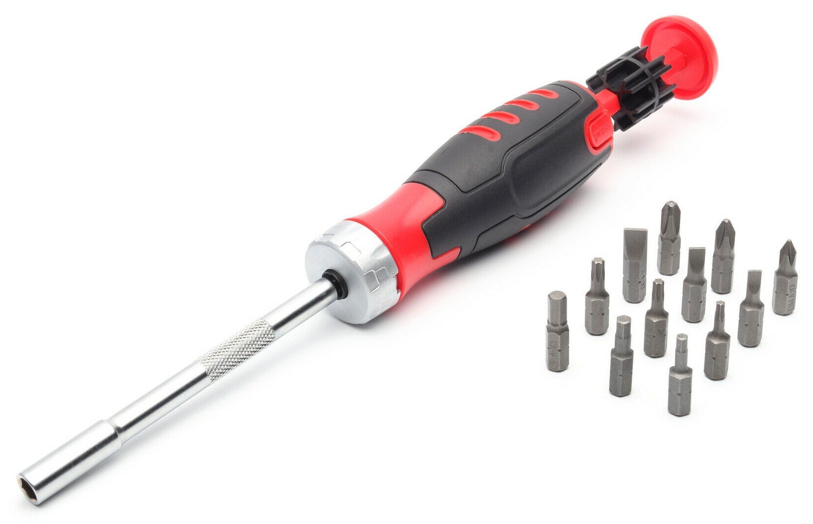 Bitsskruvmejsel LiftUp 12 st bits Spår SP/PH/TX/HEX