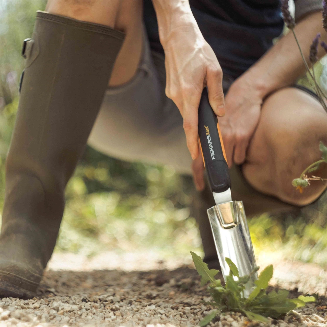 Fiskars Xact planteringsspade smal