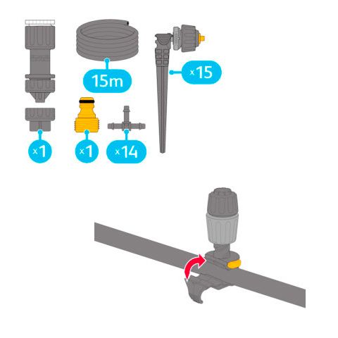 Hozelock Bevattningsset 13mm