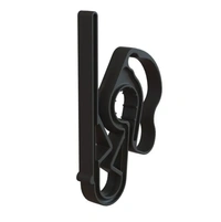 Svarta krokar för hängrännor (5st)