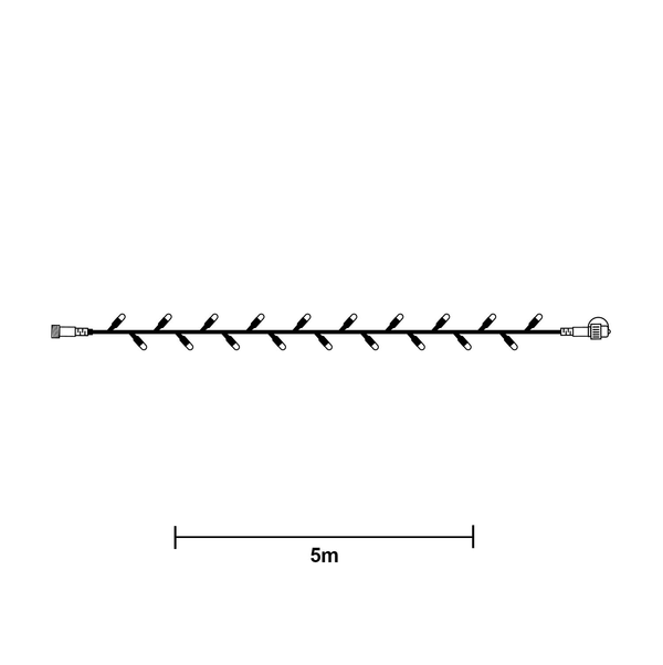 Ljusslinga Extra System Expo 5m 50LED