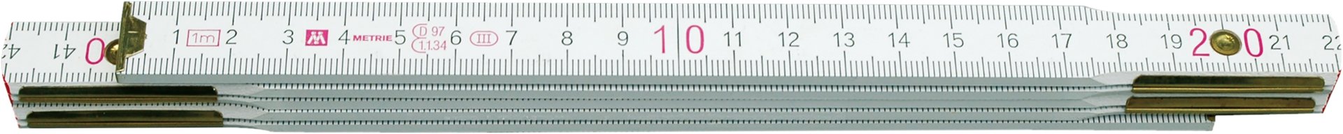 Tumstock 1m Trä, vit